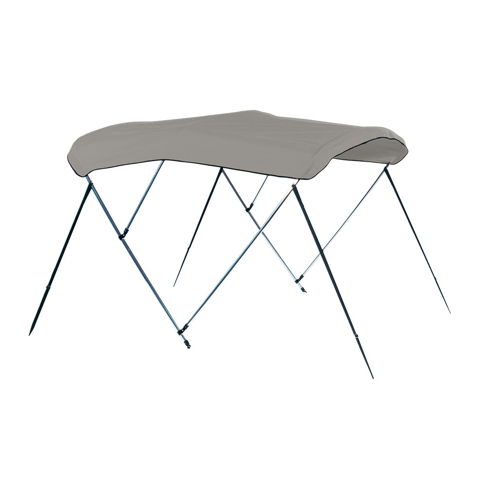 Capota Bimini para pontón Carver de 4 arcos y 8' con funda - Acrílico gris cadete
