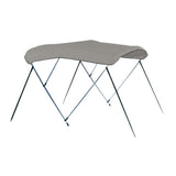 Capota Bimini para pontón Carver de 4 arcos y 8' con funda - Acrílico gris cadete