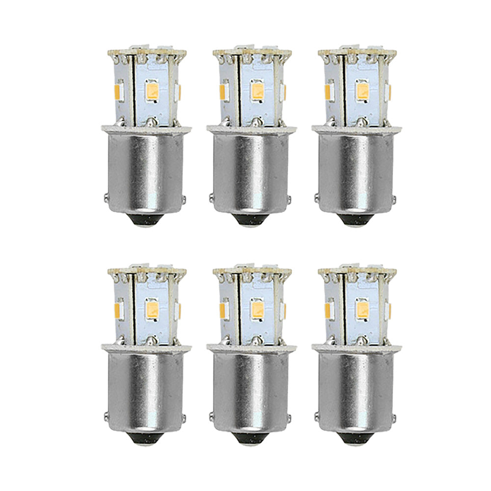 Bombilla Scandvik 41155, blanco cálido, paquete de 6 unidades
