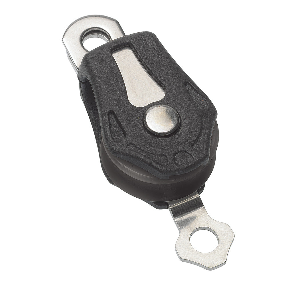 Polea de bloque con cojinete liso Barton Marine, tamaño 0, 20 mm, montaje lateral