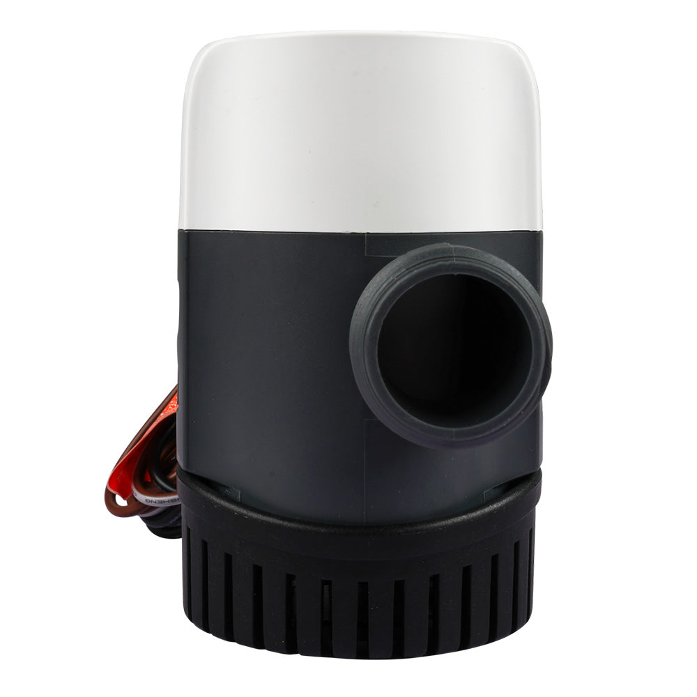 Bomba de achique automática Commodore de 1100 GPH con sensor de amperaje - 12V