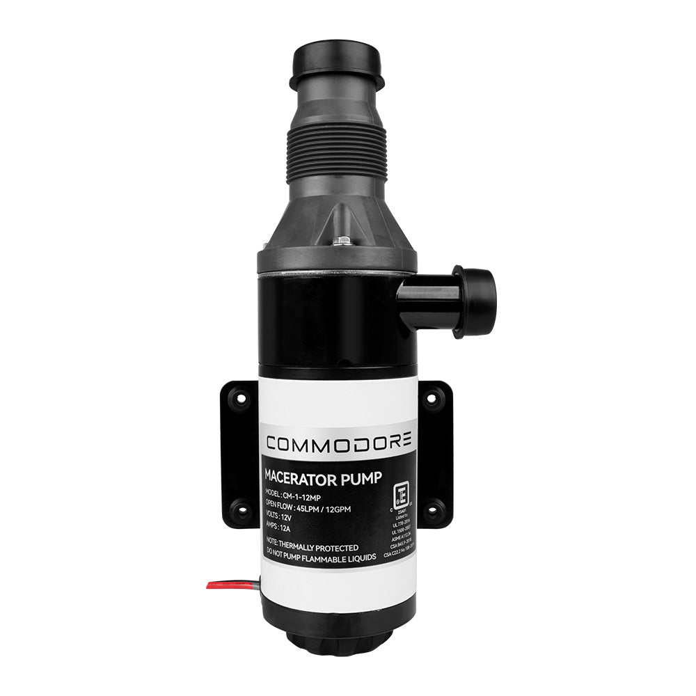 Bomba maceradora Commodore de 12 GPM - 12V