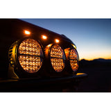 Faro todoterreno RIGID Industries serie 360 RGBW de 9" con haz concentrado y retroiluminación RGBW - Unidad individual