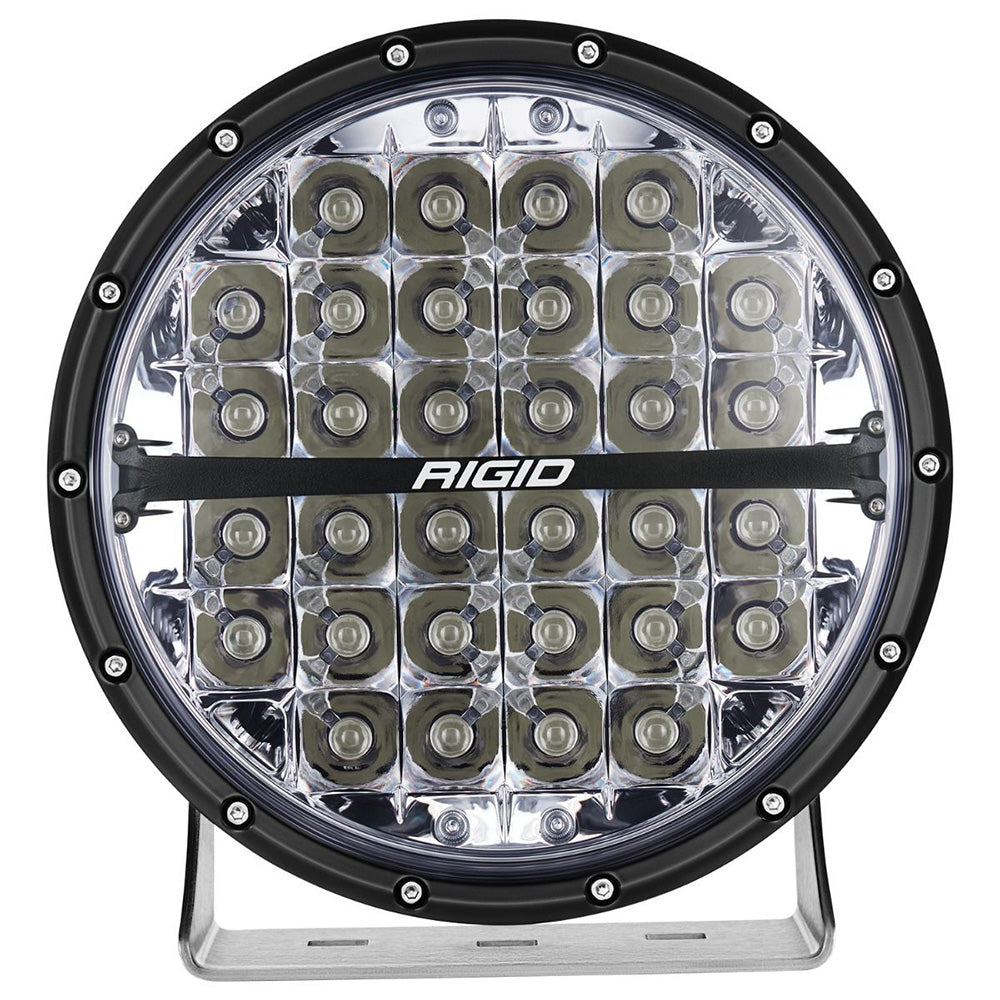 Faro todoterreno RIGID Industries serie 360 RGBW de 9" con haz concentrado y retroiluminación RGBW - Unidad individual