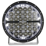 Faro todoterreno RIGID Industries serie 360 RGBW de 9" con haz concentrado y retroiluminación RGBW - Unidad individual