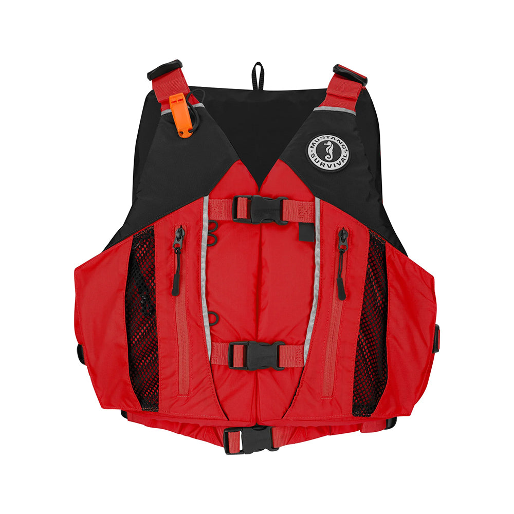 Chaleco salvavidas de espuma Mustang Solaris - M/L - Rojo/Negro