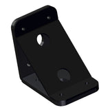 Soporte de cubierta Power-Pole - Desplazamiento de 0" - Elevación de 6" - Negro
