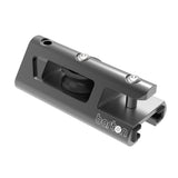 Tope de extremo de 32 mm y garrucho para carro de génova Barton - Negro