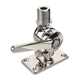 Base de antena ajustable Sea-Dog - Zinc fundido a presión cromado
