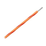 Cable marino Pacer de calibre 14 AWG a rayas, carrete de 500' - Naranja con raya roja