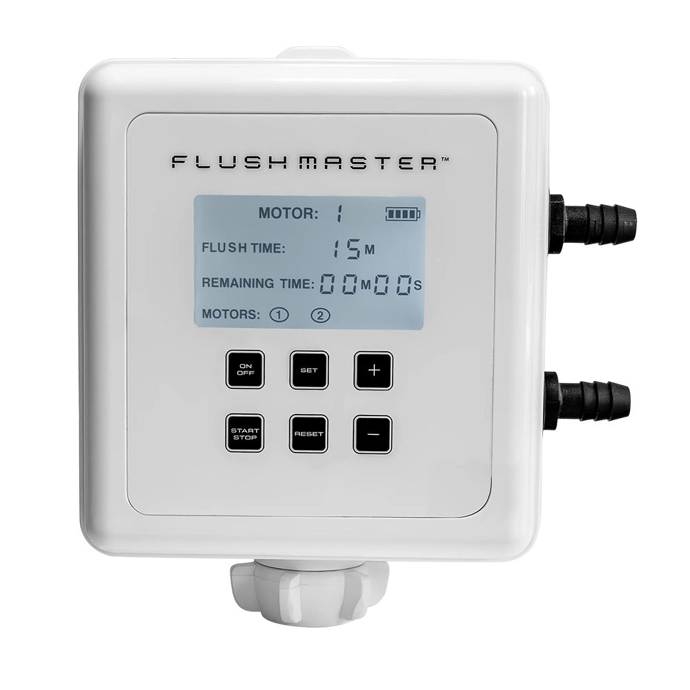 Sistema de Descarga para Motores Fuera de Borda Flushmaster - 2 Salidas con Dos Kits de Manguera de 9'