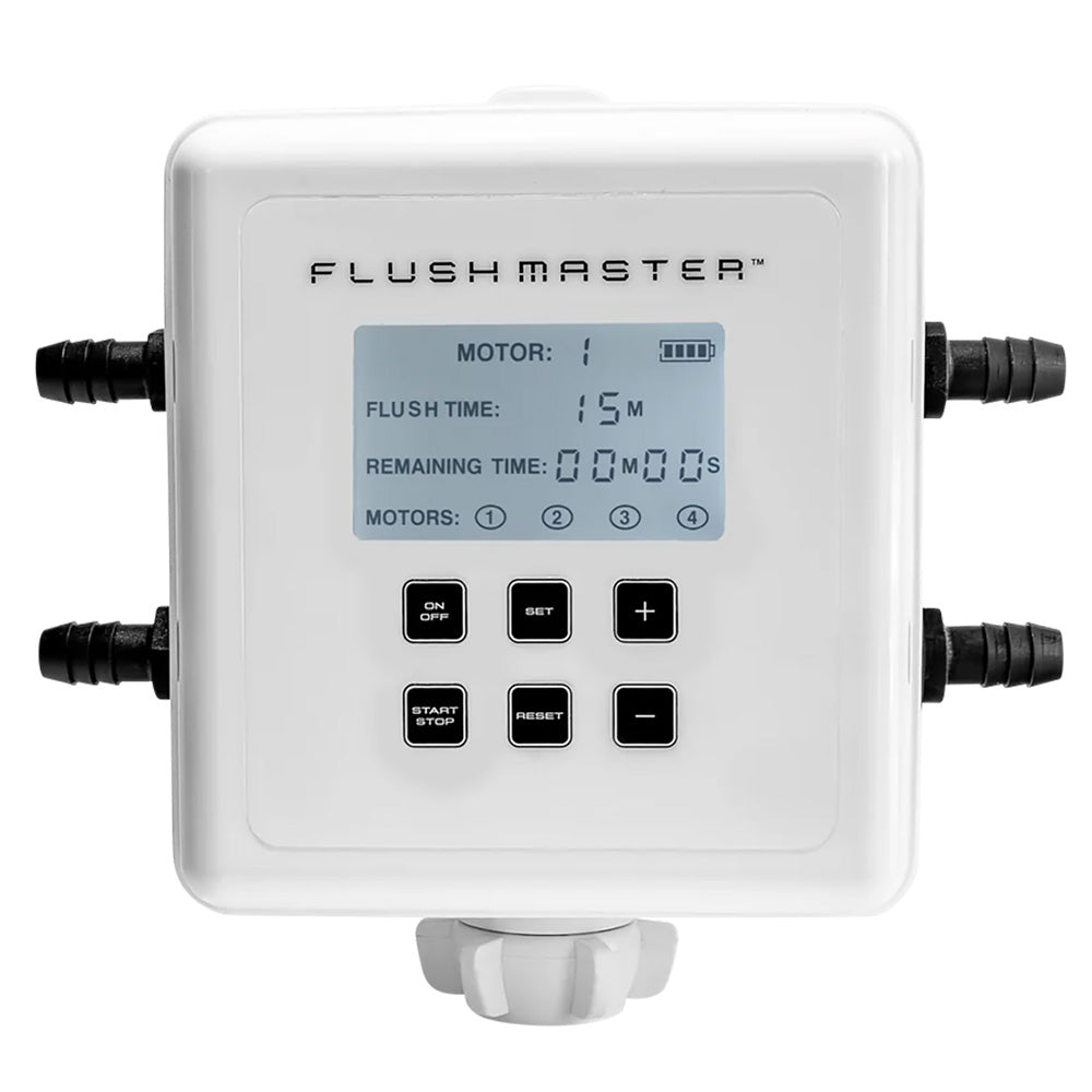 Sistema de lavado fueraborda Flushmaster - 4 salidas con cuatro kits de manguera de 4,5 m