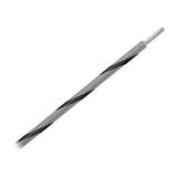 Cable marino Pacer de calibre 14 AWG a rayas, carrete de 500' - Gris con raya negra