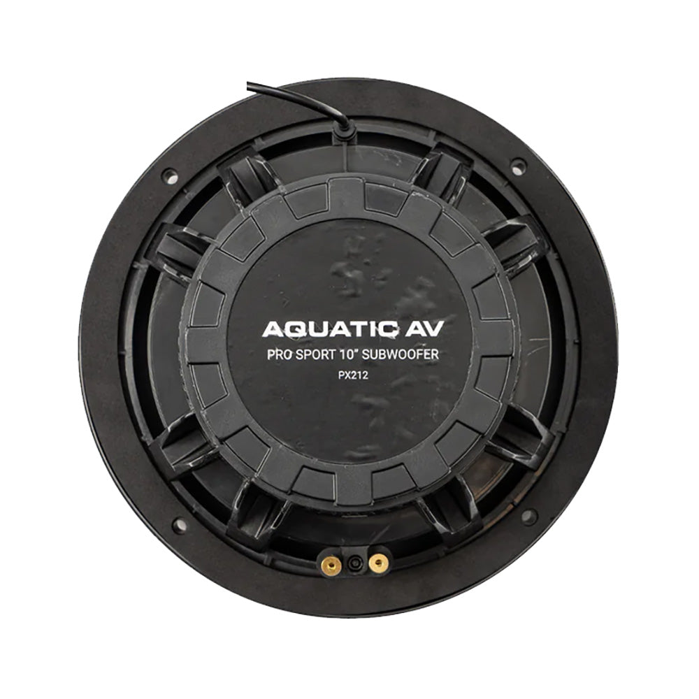Subwoofer RGB de 10" Aquatic AV PRO Sport - Negro