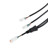 Adaptador en Y RGB HRB de Aquatic AV, 1 hembra - 2 machos
