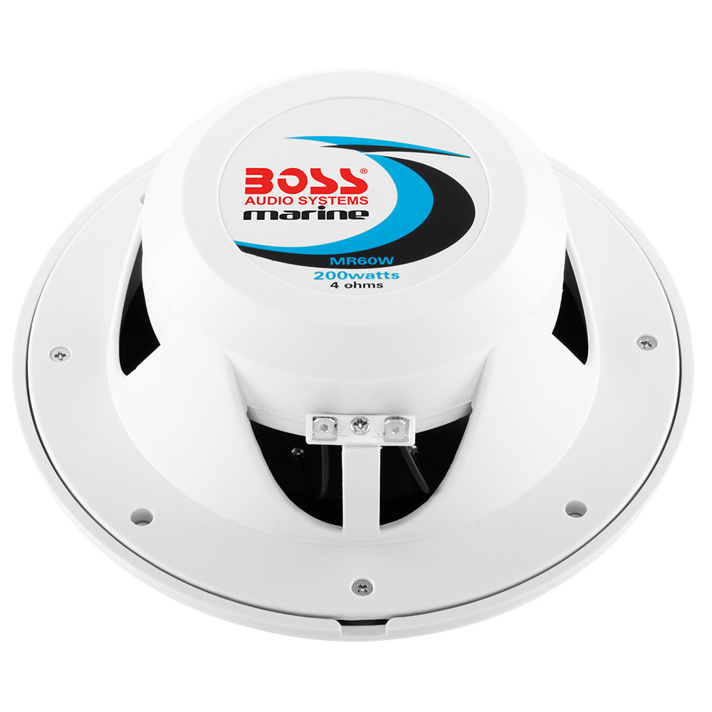 Altavoces redondos Boss Audio MR60 de 6.5" - Blanco - Par