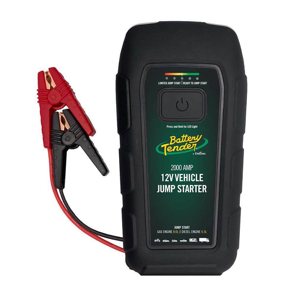 Arrancador de batería Battery Tender de 2000 amperios - Batería externa de 16000 mAh