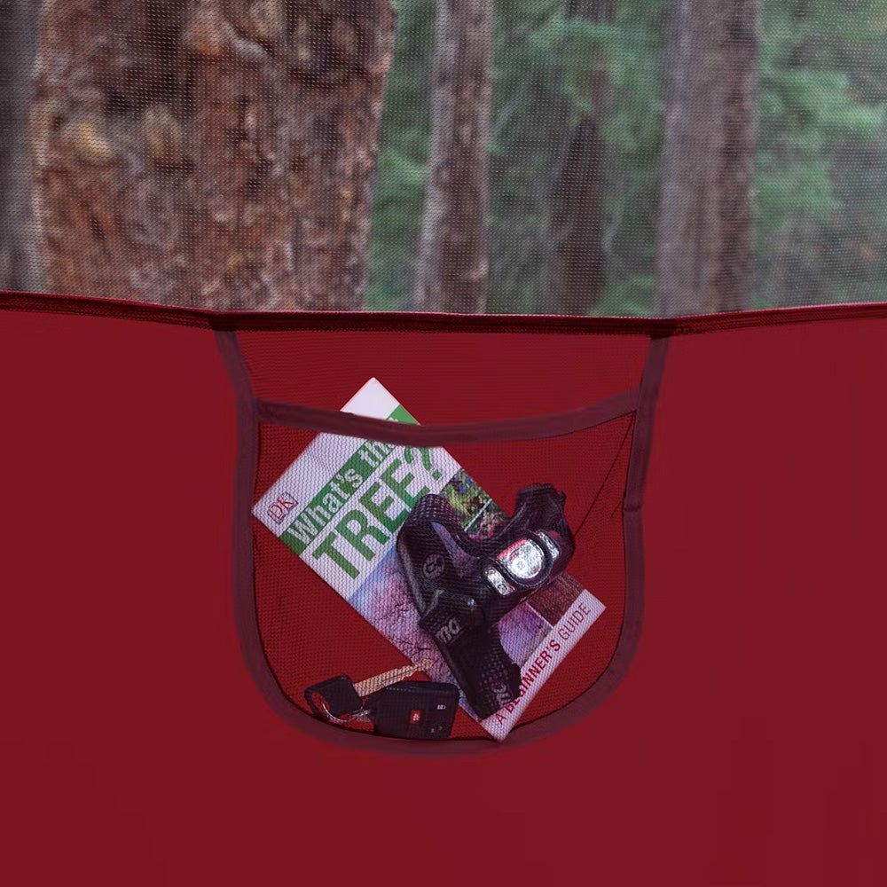 Tienda de campaña tipo domo ligera Coleman 4-Person Flatwoods II™ - Roja