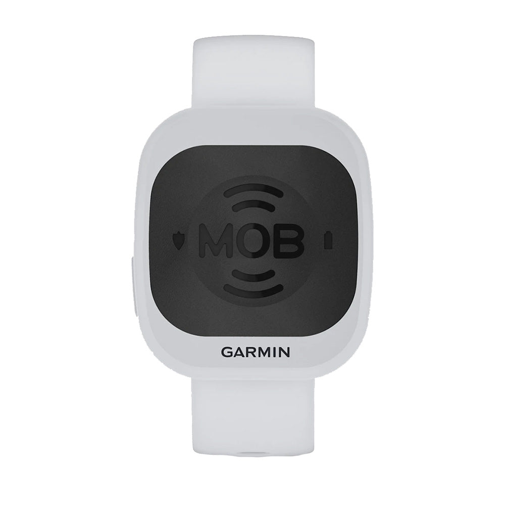 Garmin MOB Tag w/White Quick Release Band