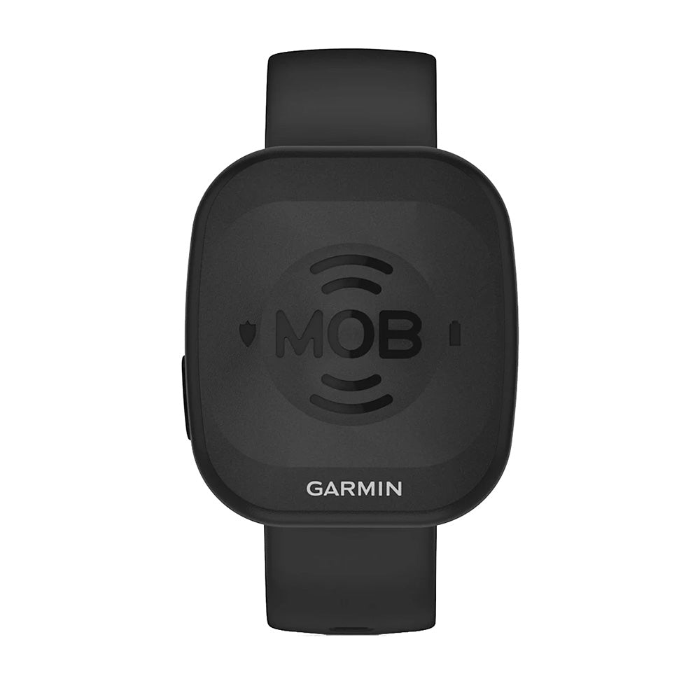 Etiqueta Garmin MOB con correa de liberación rápida negra