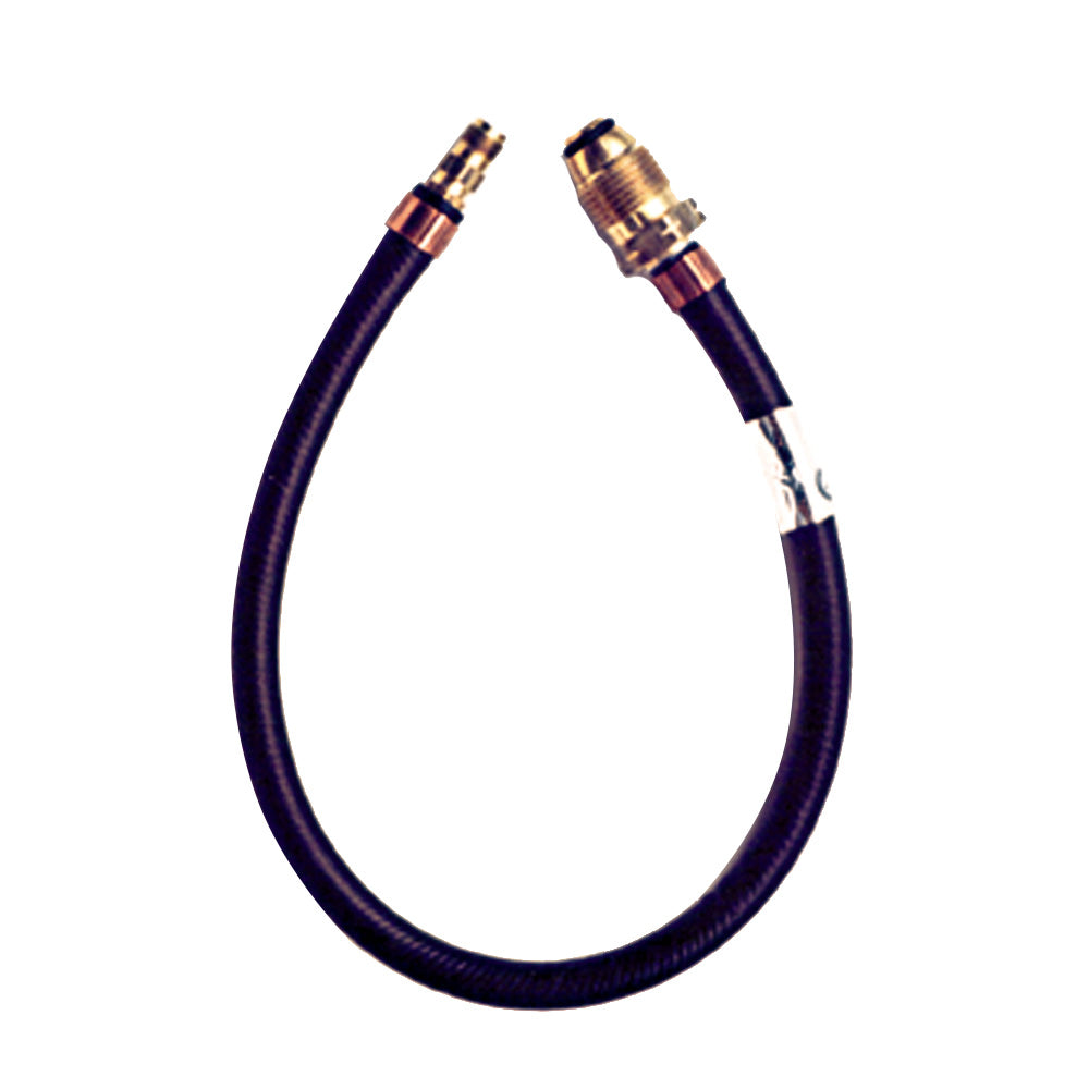 Manguera pigtail Trident Marine de 20" con conexión macho x conexión abocinada invertida macho de 1/4"