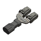 Divisor de 2 vías de 6 núcleos para Lumishore Lux Strip y Neon Flex