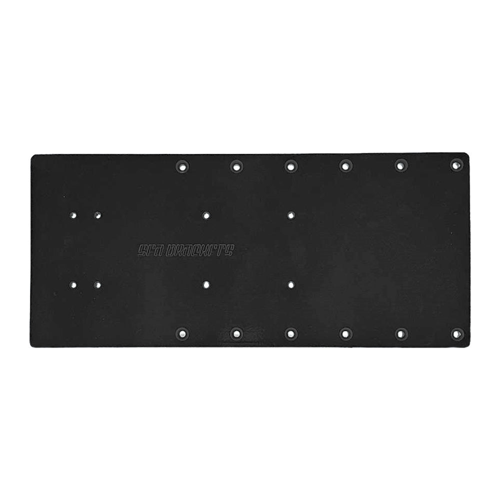 Soportes Sea Brackets Rectos de 18" para Motor de Curricán - Negro