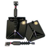 Smart Tab SX Composite Trim Tabs by Lectrotab 9.5” x 10” f/15'-18‘ Boat w/60 - 135HP - Black