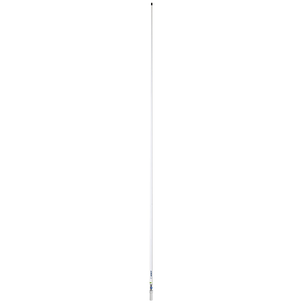 Scout 8' QuickFit White VHF Antenna w/5M Cable + FME Quick 6 Foam Filled 6db Solid Brass & Copper Element