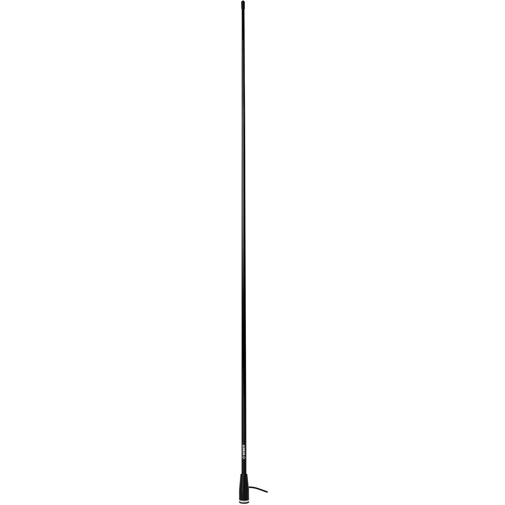 Antena VHF Scout negra de 5' y 3dB con férula de nailon y cable coaxial RG-58 de 5m KS-22