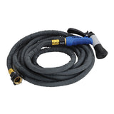 Kit de manguera HoseCoil PRO de acero inoxidable de 20' con boquilla de cuerpo de plástico para defensa de embarcación