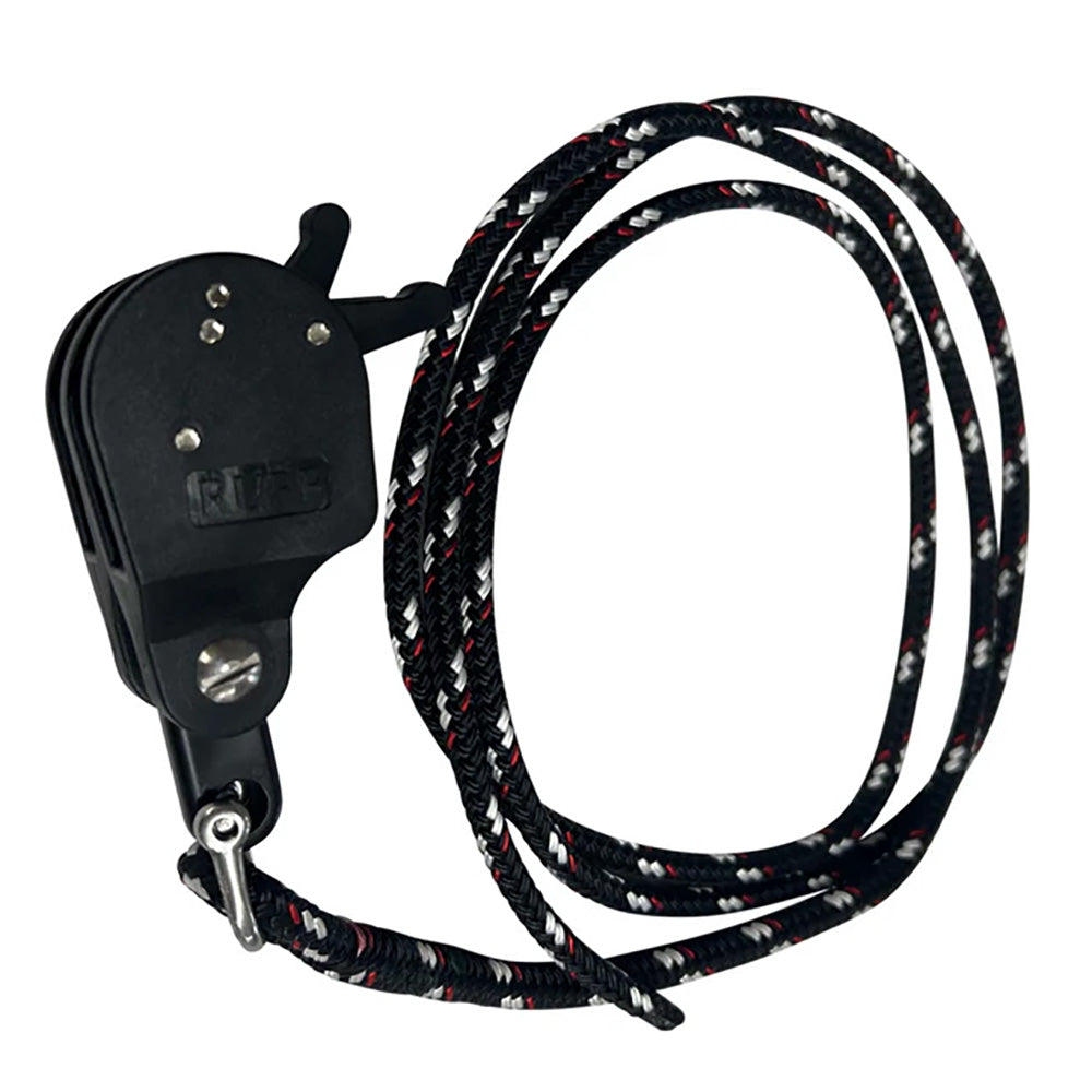 Rupp Double Halyard Line Lock w/Rope & Shackle