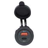 Cargador doble USB/USB-C Bluewater Round