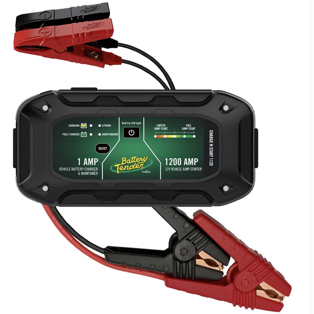 Battery Tender Charge N Start 1120 1 Amp Battery Charger & 1200 Amp Jump Starter