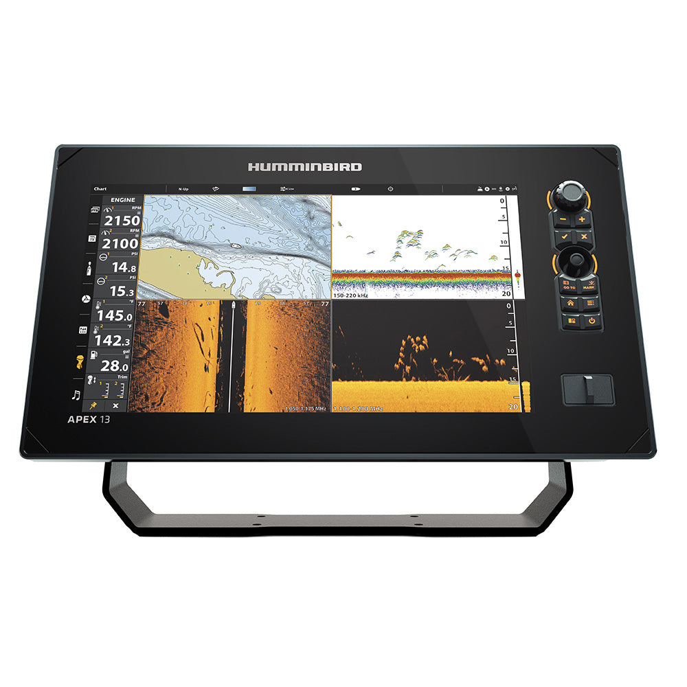 Humminbird APEX® 13 VX MSI+ Plotter/Sonda con transductor de montaje en espejo de popa
