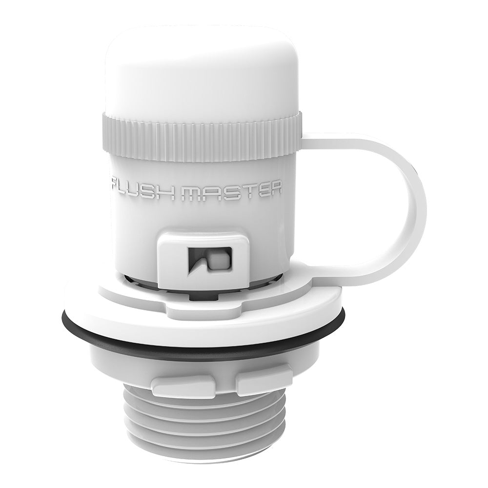 Flushmaster Flush Port Quick Connect f/Mercury - White