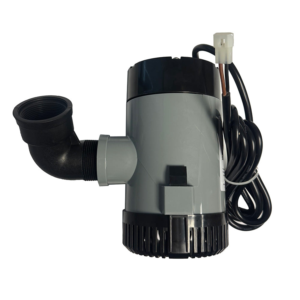 Bomba de sumidero / Bomba de uso general Johnson Pump Pro Series 2400 GPH - 12V - 2400 GPH con elevación de 10', descarga de 1.5"