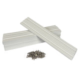 Caliber Marine Slides 3"x15" White *10-Pack