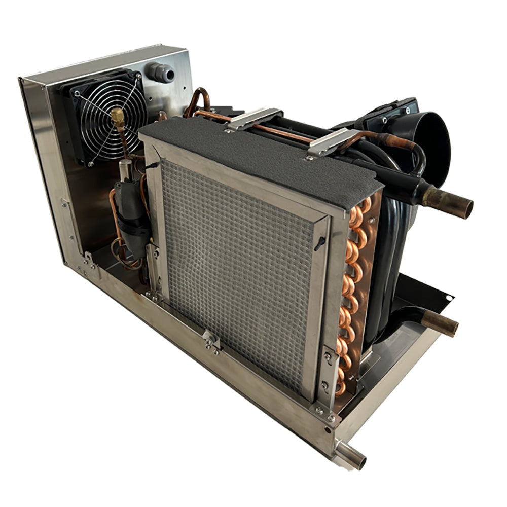 Aire acondicionado marino inteligente VELAIR i09 de 9,000 BTU, 24V CC, de velocidad variable con bomba de calor de ciclo inverso