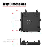 RAM Mount RAM® No-Drill™ Laptop Mount for Dodge Durango & Jeep Grand Cherokee
