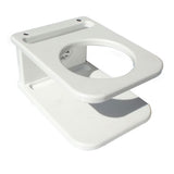 Soporte único para bebidas Deep Blue Marine de montaje lateral - Montaje con ventosa - Blanco