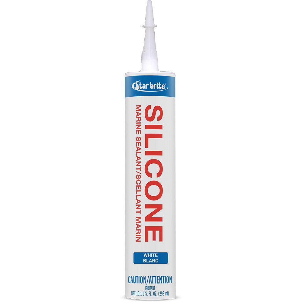 Star brite Marine Silicone Sealant - White - 10.3 oz