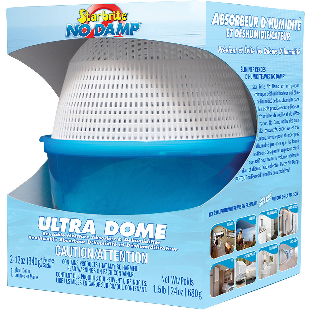 Absorbedor y deshumidificador Star brite No Damp Ultra Dome - 24 oz