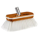 Star brite Extend-A-Brush Premium White Stiff Bristle Wash Synthetic Wood Block Brush - 8"