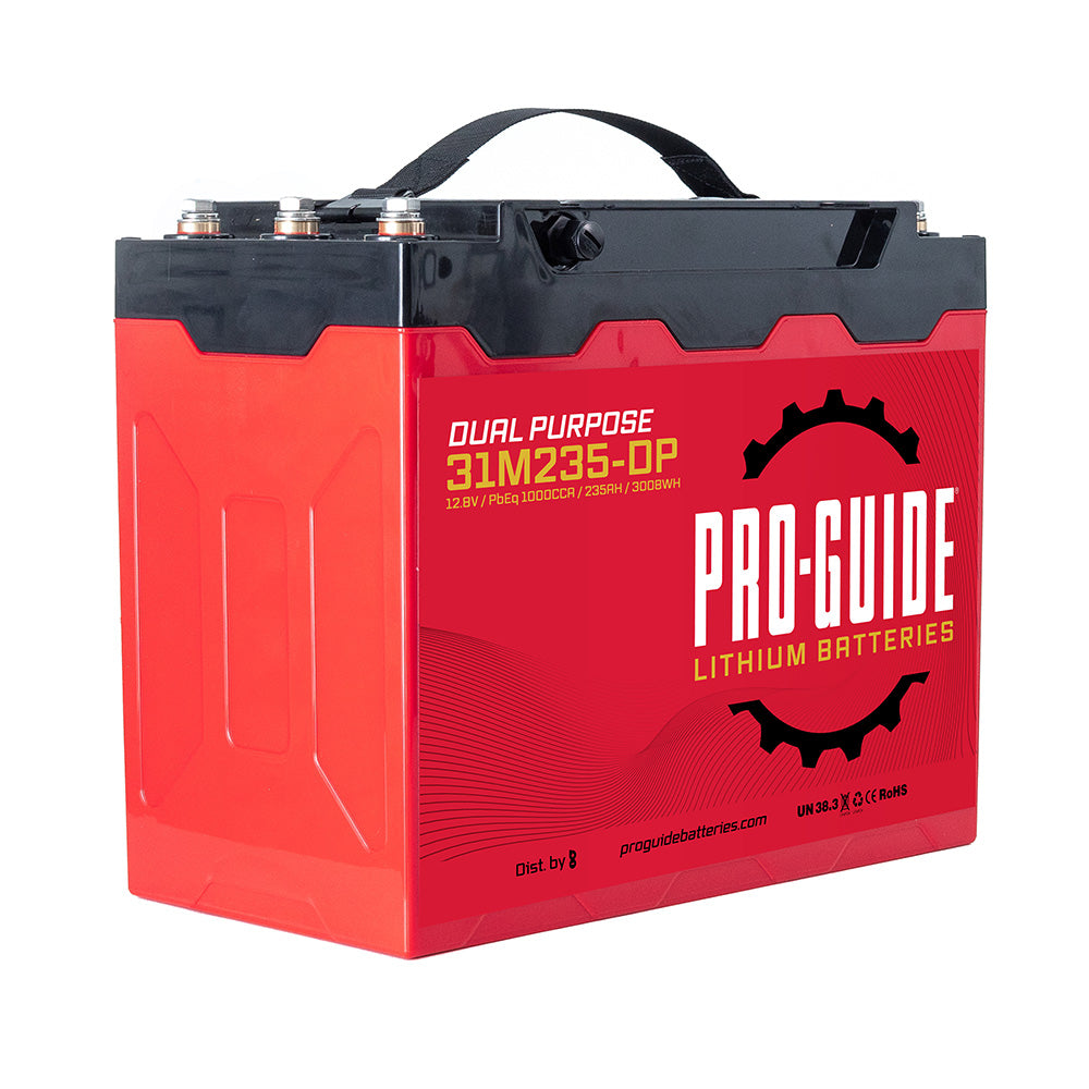 Batería de litio Pro-Guide serie Alpha - 12V - 235AH - Grupo 31 (Alta)