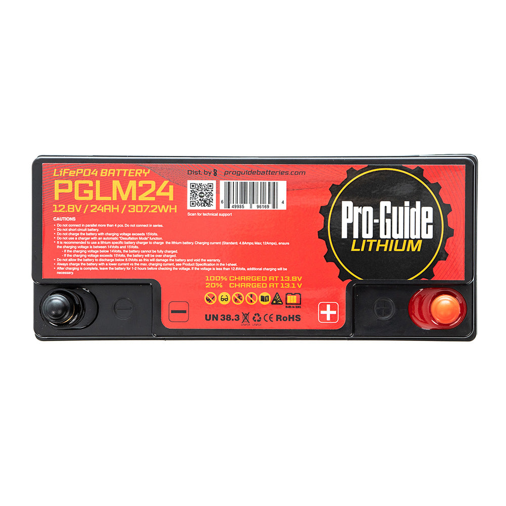 Pro-Guide Pro-Guide Signature Series Lithium Battery - 12V - 24AH