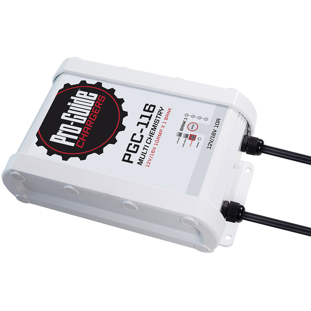 Cargador de batería a bordo Pro-Guide de 1 banco - 12 V/16 V - 10 amperios