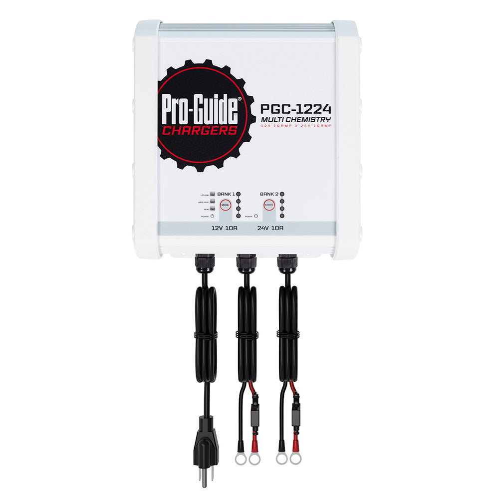 Pro-Guide 2 Bank On-Board Battery Charger - (1) 12V / (1) 24V - 20-Amp
