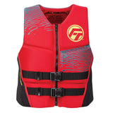 Chaleco salvavidas Full Throttle para hombre Rapid-Dry Flex-Back - XL - Rojo/Negro