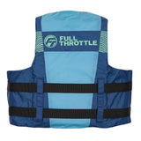 Chaleco salvavidas de nailon Full Throttle para adultos - L/XL - Azul